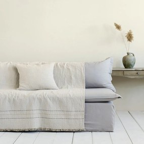 Ριχτάρι Azura Ivory Nima Τριθέσιο 180x300cm Βαμβάκι-Πολυέστερ