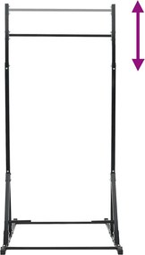 vidaXL Σταθμός Έλξης Μαύρο 100,5 x 102 x 234,5 εκ