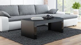 coffe table TESS black/black lath DIOMMI CAMA-TESS-CZARNY/CZARNA LISTWA