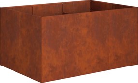 vidaXL Γλάστρα Κήπου Σκ rusty 120 x 80 x 60 εκ