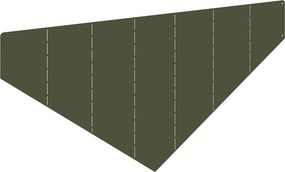 VidaXL Περίγραμμα γκαζόν 100 x 45 cm Ατσάλι Λαδί