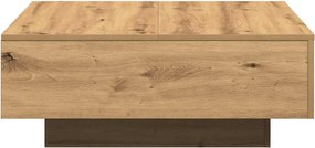 vidaXL Τραπεζάκι σαλονιού Artisan Oak 80 x 80 x 31 cm