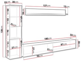 Σύνθετο σαλονιού Paris