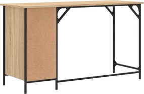 vidaXL Γραφείο Υπολογιστή Sonoma Δρυς 131x48x75 εκ. Επεξεργασμένο Ξύλο