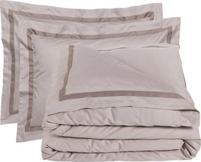 Παπλωματοθήκη Υπέρδιπλη (Σετ 220x240) Das Home Executive 1700 Taupe