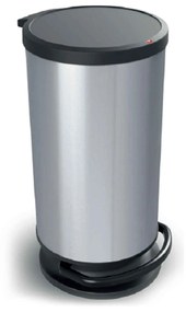 Κάδος Απορριμμάτων Paso 30lt 06999.001 Silver Plastic