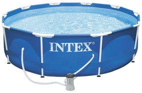 Πισίνα Intex Metal Frame Με Τρόμπα Νερού 305x76cm 28202
