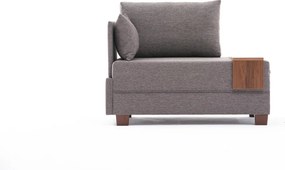 Πολυθρόνα Καφέ Αριστερή FLY 75x100x80