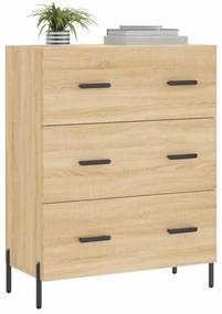 vidaXL Ντουλάπι Sonoma Δρυς 69,5 x 34 x 90 εκ. από Επεξεργασμένο Ξύλο