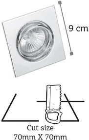 Χωνευτό σποτ InLight 43278-Μπρονζέ