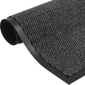 vidaXL Πατάκι Εισόδου Θυσανωτό Ανθρακί 60 x 150 εκ.