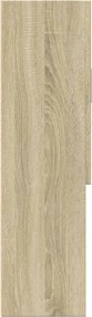 vidaXL Ντουλάπι Πλυντηρίου Sonoma Δρυς 70,5 x 24 x 90 εκ.