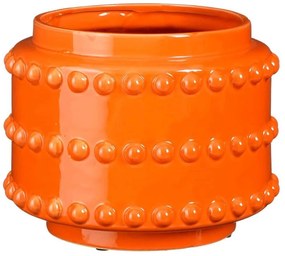 Κασπώ Boaz 7580-8 22x22x19cm Orange Supergreens Κεραμικό