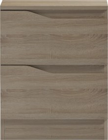 Κομοδίνο Verena pakoworld sonoma 40x40x50εκ