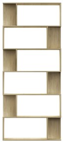 vidaXL Βιβλιοθήκη/Διαχωριστικό Sonoma Δρυς 80x24x192 εκ. Επεξ. Ξύλο
