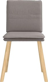 vidaXL Καρέκλες Τραπεζαρίας 6 τεμ. Χρώμα Taupe Υφασμάτινες