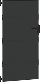 vidaXL Πύλη Κήπου 85 x 200 cm Ατσάλι με Επικάλυψη Πούδρας Κλειδώσιμο