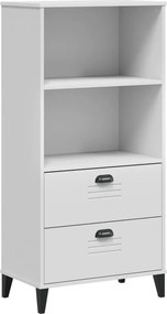 vidaXL Βιβλιοθήκη VIKEN Λευκή 60x35x123 εκ. από Επεξεργασμένο Ξύλο