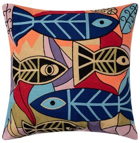 Διακοσμητική Μαξιλαροθήκη (45x45) Silk Fashion Polygazo138