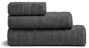 Πετσέτα Fresca Dark Grey Melinen Face 50x90cm 100% Βαμβάκι