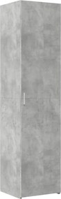 vidaXL Ντουλάπι Αποθήκευσης Στενό Γκρι 45x42,5x225 εκ. Επεξεργ. Ξύλο