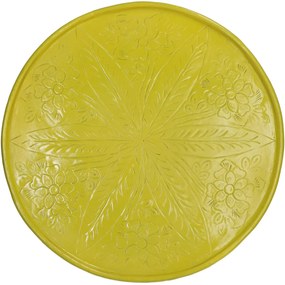 05154791 Δίσκος ArteLibre Κίτρινο Αλουμίνιο 33xx33x0.5cm