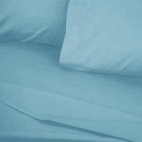 Σεντόνι Tonne Cotton Box Διπλό (240x260) χρώμα πετρόλ μπλε