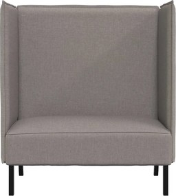 vidaXL Καναπές Υψηλής Πλάτης 101cm Taupe ύφασμα