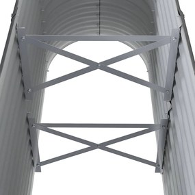 vidaXL Ζαρντινιέρα Ανθρακί 114x40x68 εκ Ατσάλι με Ηλεκτρ. Βαφή Πούδρας