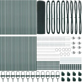 vidaXL Συρματόπλεγμα με ακίδες 100 x 0,8 μ Χάλυβας με επικάλυψη PVC