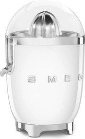 Ηλεκτρική αποχυμωτής εσπεριδοειδών Smeg CJF11WHEU, 70 W, Σύστημα αποφυγής στάγδην, Αντιολισθητική βάση, Λευκό