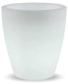 Ηλιακή Φωτιζόμενη Γλάστρα LED RGBW IP65 6500K Violeta 55 LUMVL055SSNW New Garden-LUMVL055SSNW-Λευκό LUMVL055SSNW