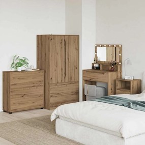 vidaXL Ντουλάπι αποθήκευσης Artisan Oak 80 x 31 x 81 εκ