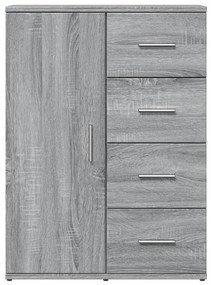 vidaXL Ντουλάπι 2 τεμ. Γκρι Sonoma 59x39x80 εκ. από Επεξεργασμένο Ξύλο