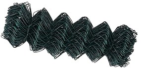 vidaXL Φράχτης αλυσίδας Πράσινο 25 x 0,6 μ Ατσάλι