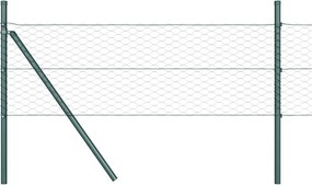 vidaXL Στύλος Περιφράξεων Πράσινο 50 x 0,4 μ (36 mm πλέγμα)