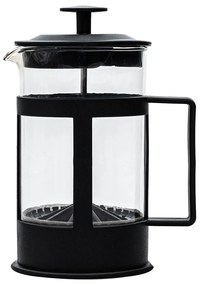 Estia 01-8659 Καφετιέρα Γυαλί Με Έμβολο 600ml, Black-Clear