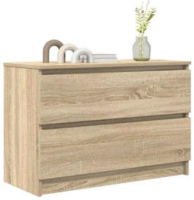vidaXL Έπιπλο Τηλεόρασης Sonoma Δρυς 80x35x54 εκ. Επεξ. Ξύλο