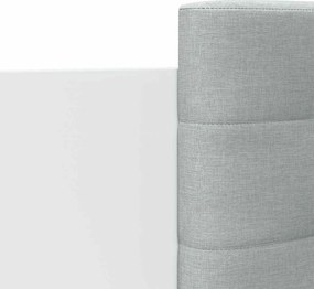 vidaXL Πλαίσιο Κρεβατιού με Κεφαλάρι Λευκό 90x200 εκ. Επεξεργ. Ξύλο