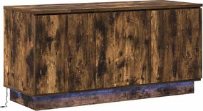 vidaXL Ντουλάπι TV Καπνιστό Δρύς 100 x 38 x 49 εκ. Επεξεργασμένο ξύλο