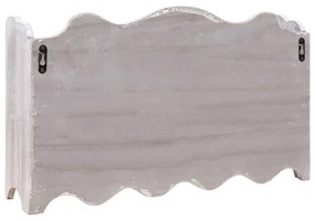 vidaXL 284234  Wall Mounted Coat Rack Grey 50x10x30 cm Wood