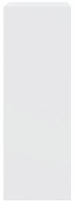 vidaXL Παπουτσοθήκη Λευκή 60x34x96,5 εκ. από Επεξεργασμένο Ξύλο