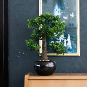 EMERALD ΤΕΧΝΗΤΟ FICUS MINI ΜΠΟΝΣΑΙ ΠΡΑΣΙΝΟ 47 ΕΚ. 420006 414506