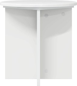 vidaXL Βάση φυτών 2 τεμ. Γυαλιστερό Λευκό 40 x 40 x 40 cm