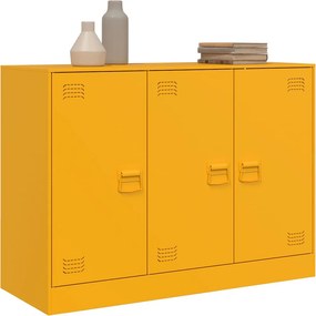 vidaXL Ντουλάπι Μουσταρδί 99x39x73 εκ. από Ατσάλι