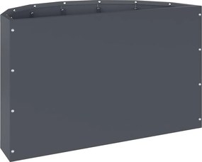 vidaXL Γλάστρα Ανθρακί 60 x 30 x 35 εκ Ατσάλι