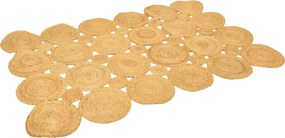 Χαλί Nelando pakoworld γιούτα σε φυσική απόχρωση 235x165εκ