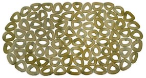 Αντιολισθητικό Μπάνιου Eco 02-14858 68x35cm Olive Estia 35Χ68 PVC