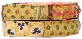 vidaXL Πουφ Patchwork 100 x 20 εκ. Υφασμάτινο