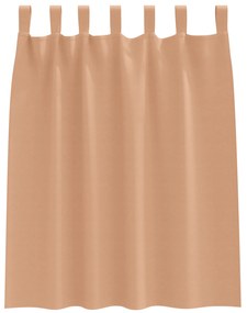 vidaXL Κουρτίνες συσκότισης 2 pcs Ανοιχτό καφέ 140 x 140 cm